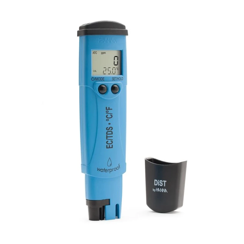 Hanna HI98311 DiST® 5 EC/TDS/Temperature Tester Waterproof 0–3999 µS/cm | EnvMart