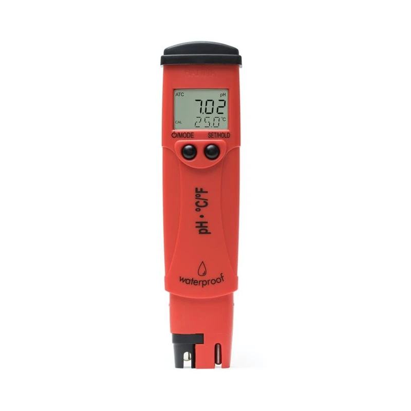 Hanna HI98128 Waterproof pHep®5 pH/Temperature Tester 0.01 pH | EnvMart