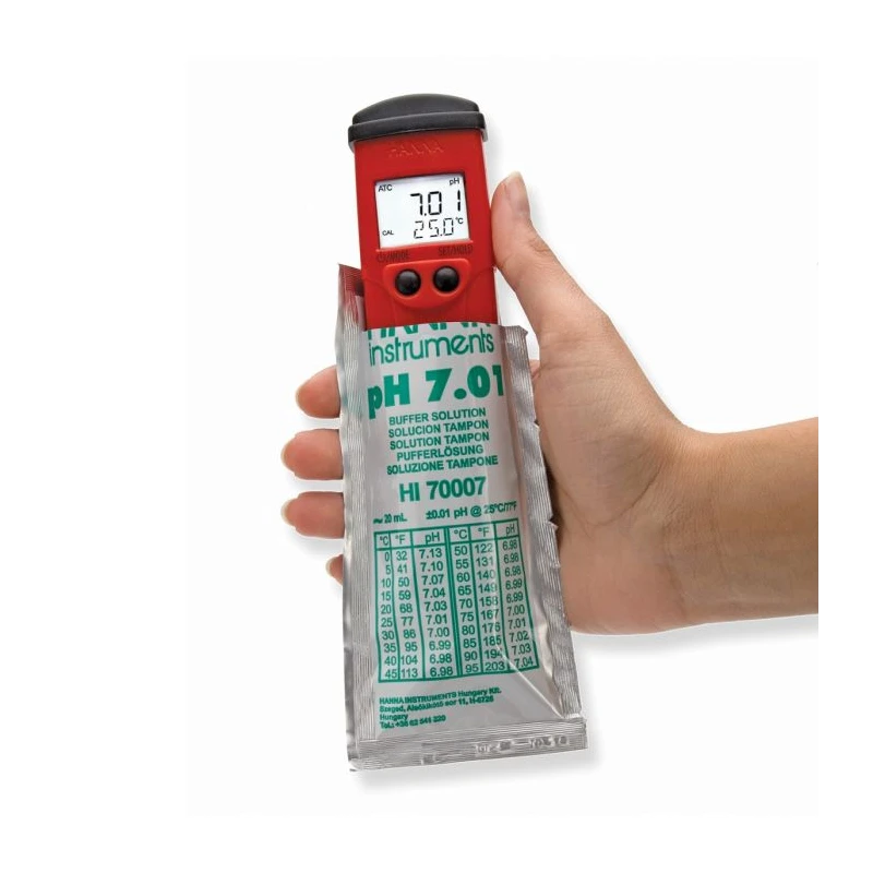 Hanna HI98128 Waterproof pHep®5 pH/Temperature Tester 0.01 pH | EnvMart