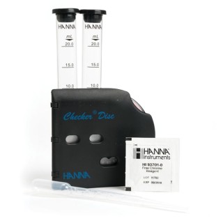 Free Chlorine Low & Medium Range Test Kit HI38018 | Chemical, DPD Method, 200 Tests | EnvMart