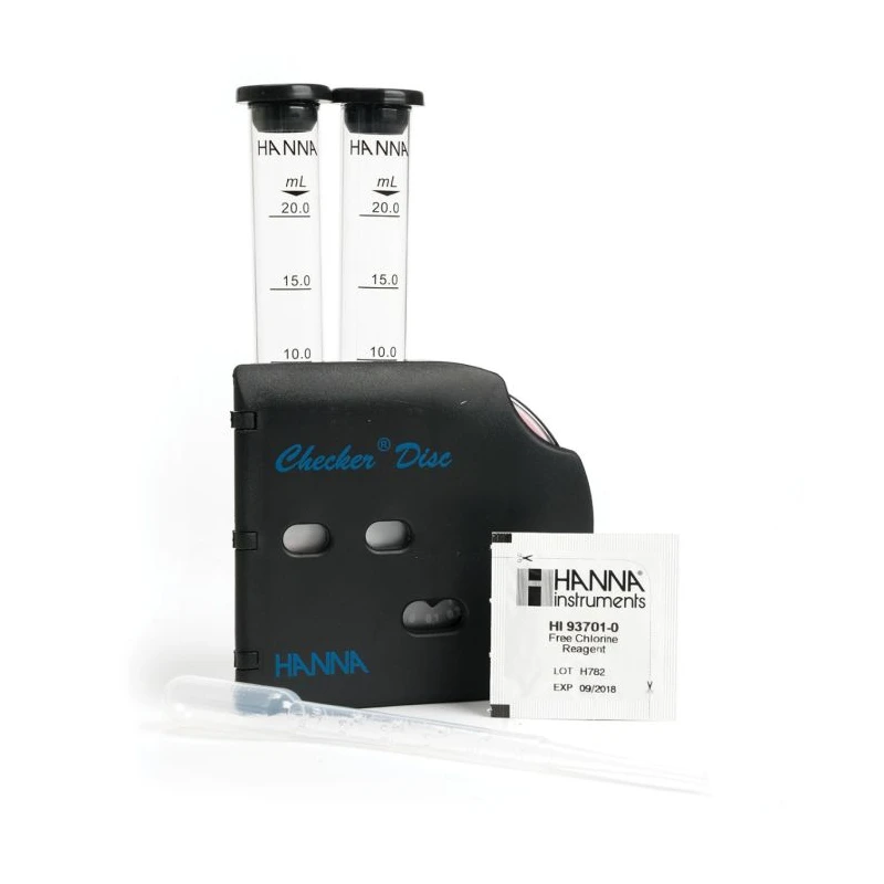 Free Chlorine Low & Medium Range Test Kit HI38018 | Chemical, DPD Method, 200 Tests | EnvMart
