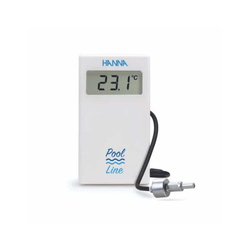 Hanna HI985394 Pool Line Digital Thermometer | Weighted Probe, IP65, Swimming Pool & Spa | EnvMart