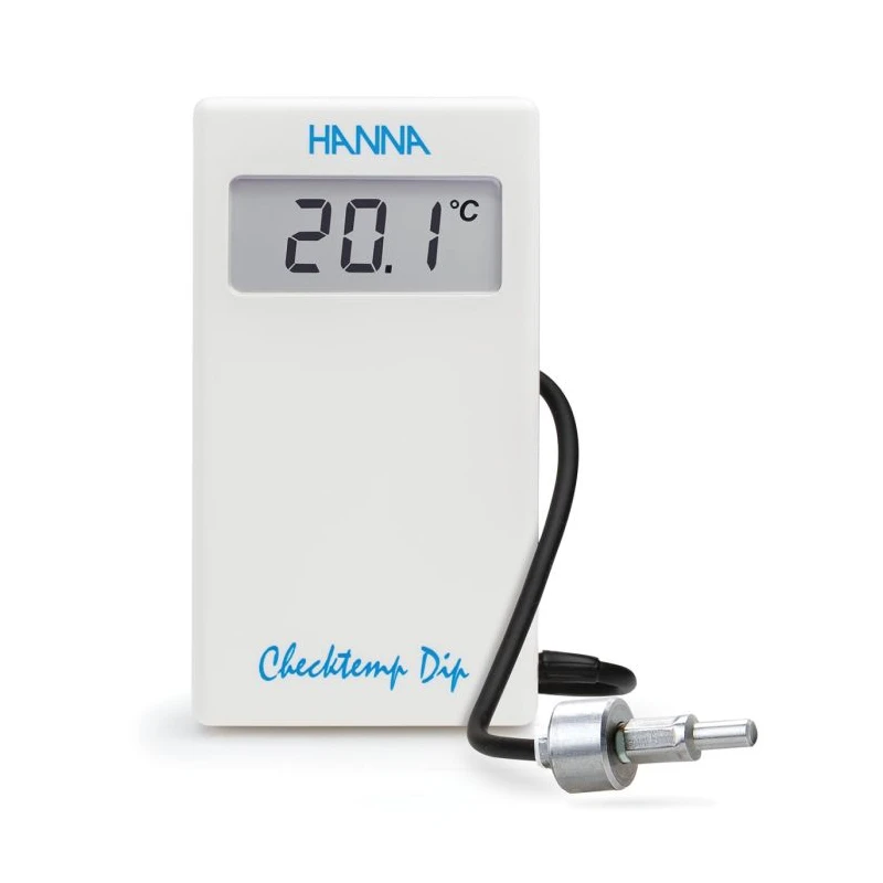 Checktemp Dip Digital Thermometer HI98539, Weighted Stainless Steel Probe, High Accuracy, IP65 | EnvMart