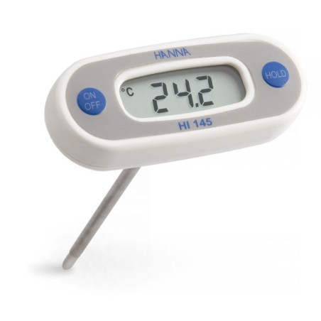 Hanna HI145-00 Digital T-Shaped Celsius Thermometer, 125mm Probe, High Accuracy, HACCP | EnvMart