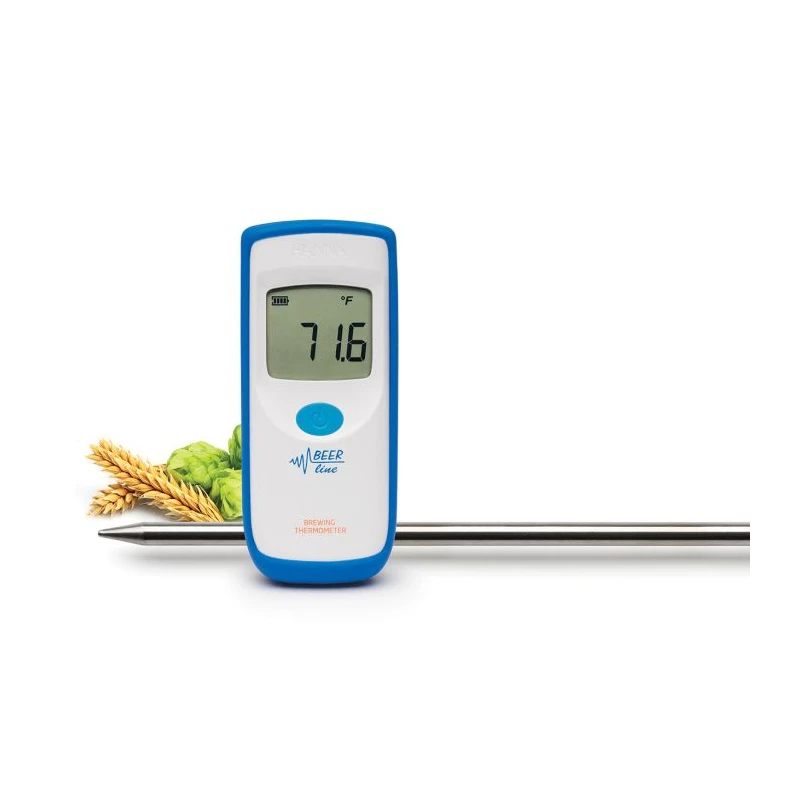 HI935012 Waterproof Thermistor Thermometer for Brewing, High Accuracy, IP67 | EnvMart