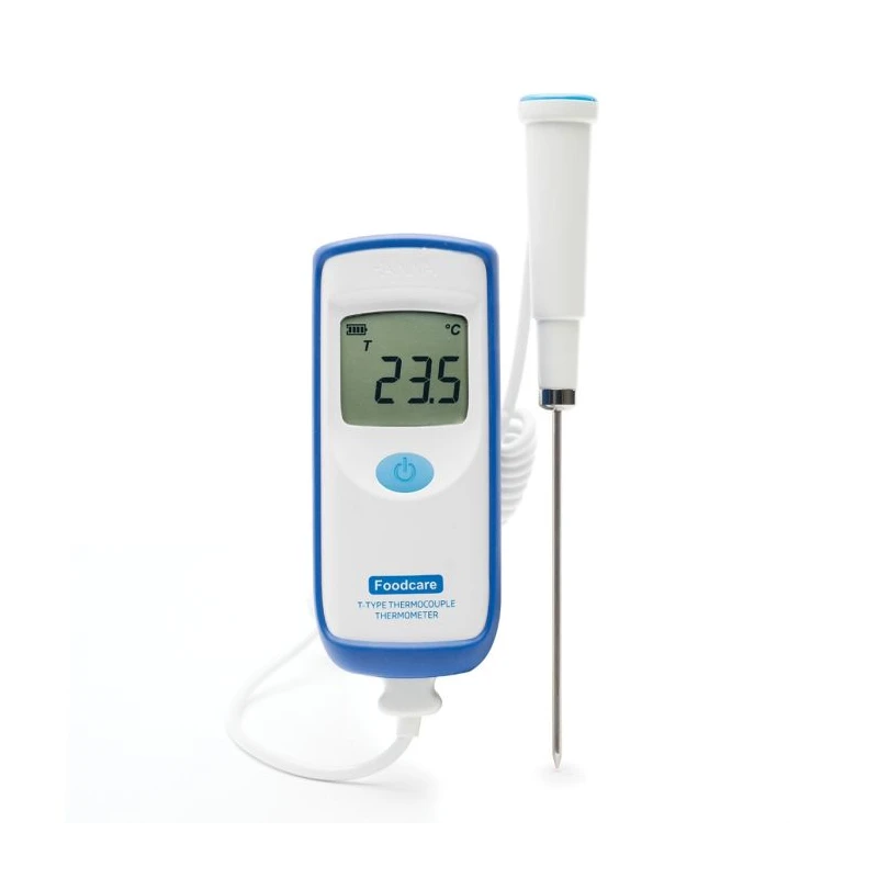 Foodcare HI935004 T-Type Thermocouple Thermometer Waterproof, -50.0 to 300°C, CAL Check, HACCP | EnvMart