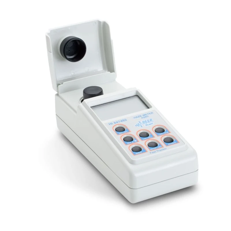 Hanna HI847492 Haze Turbidity Meter for Beer, Nephelometric, 0–1000 FTU, ASBC Compliant | EnvMart