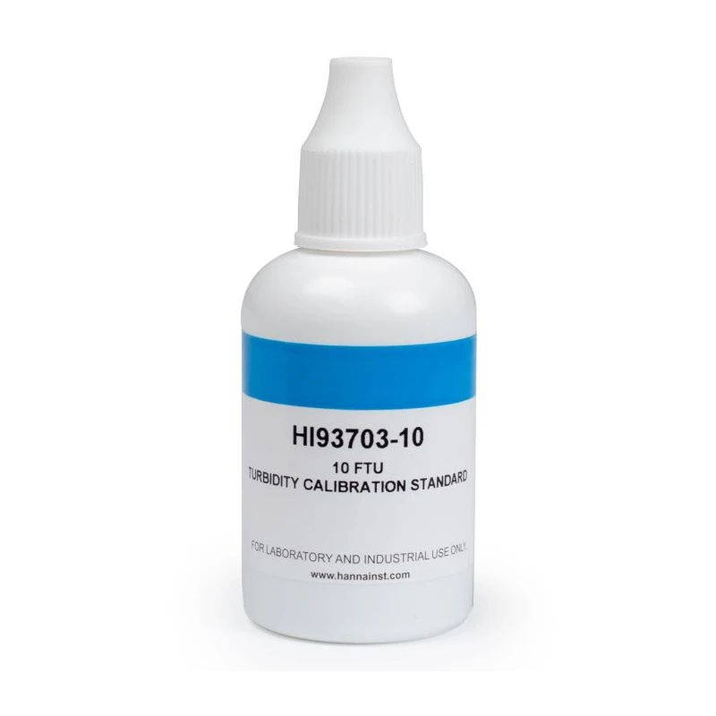 Hanna HI93703-10 10 FTU Turbidity Calibration Standard Solution 30 mL | EnvMart