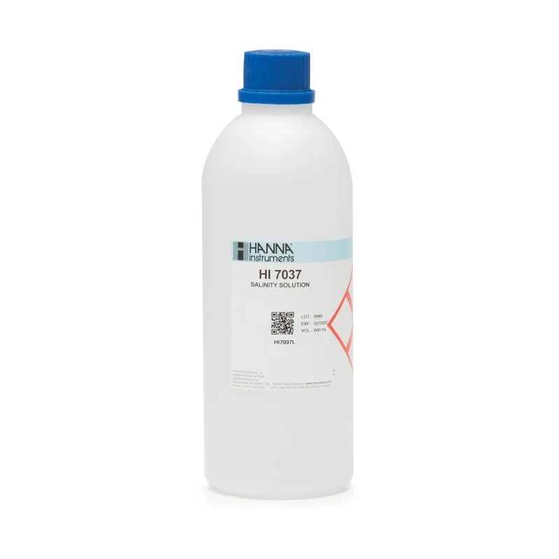 HI7037L 100% NaCl Calibration Solution 500 mL | Salinity Meter Calibration | EnvMart