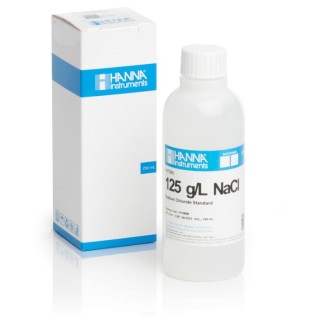 Hanna HI7089M 125 g/L NaCl Standard Solution 230 mL | Calibration Solution | EnvMart