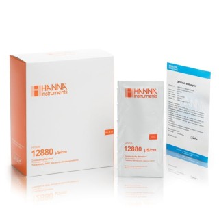 HI70030C 12880 µS/cm Conductivity Standard Solution 25x20mL Sachets | EnvMart