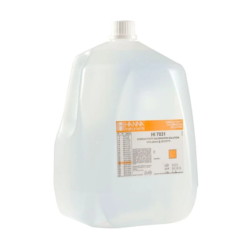 Hanna Instruments HI7031/1G 1413 µS/cm Conductivity Standard Solution 1 Gallon | EnvMart