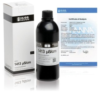 Hanna Instruments HI6031 1413 µS/cm Conductivity Standard Solution 500 mL | EnvMart