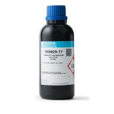 Hanna HI9829-17 Turbidity Calibration Solution 20 FNU, 230 mL Bottle | EnvMart