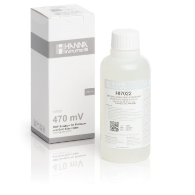 Hanna HI7022M ORP Test Solution 470 mV at 25°C, 230 mL Bottle | EnvMart