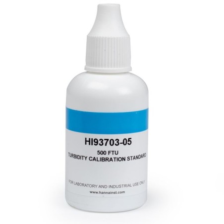 Hanna HI93703-05 500 FTU Turbidity Calibration Standard, 30 mL Bottle | EnvMart
