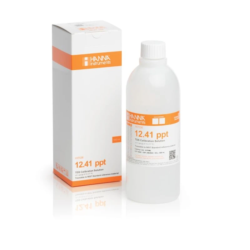 Hanna HI7039L 5000 µS/cm Conductivity Standard Solution 500 mL | EnvMart