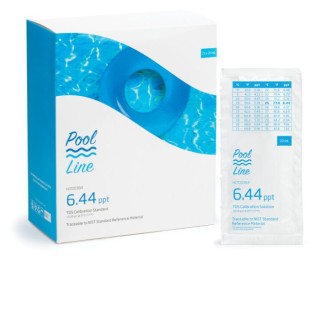 Hanna HI700384P 6.44 ppt TDS Calibration Solution Sachets, 25 x 20 mL, NIST Traceable | EnvMart