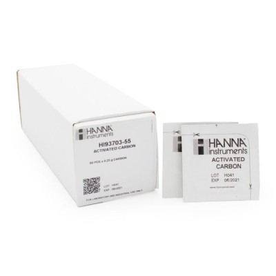 Hanna HI93703-55 Activated Carbon Packets for Sample Preparation, 50 Pack | EnvMart