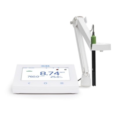 HI6421P Advanced Dissolved Oxygen Benchtop Meter, Touchscreen, Polarographic Probe | EnvMart