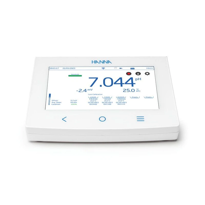 HI6221-02 Advanced pH/ORP Benchtop Meter High Accuracy Touchscreen | EnvMart