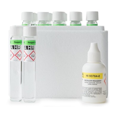 Ammonia High Range Reagents HI93764B-25 | 25 Tests | Nessler Method | Lab Chemicals | EnvMart