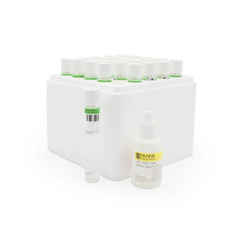 HI94764B-25 Ammonia High Range Reagents, Barcode, 25 Tests, Nessler Method for HI83224 | EnvMart