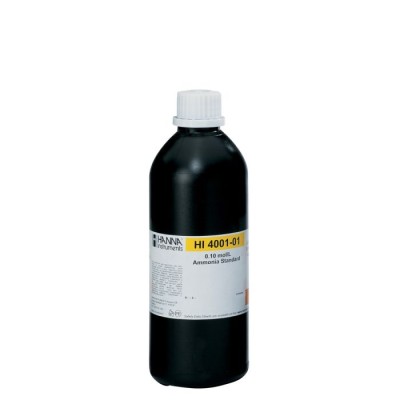 Hanna HI4001-01 Ammonia ISE 0.1M Standard 500mL Solution | EnvMart