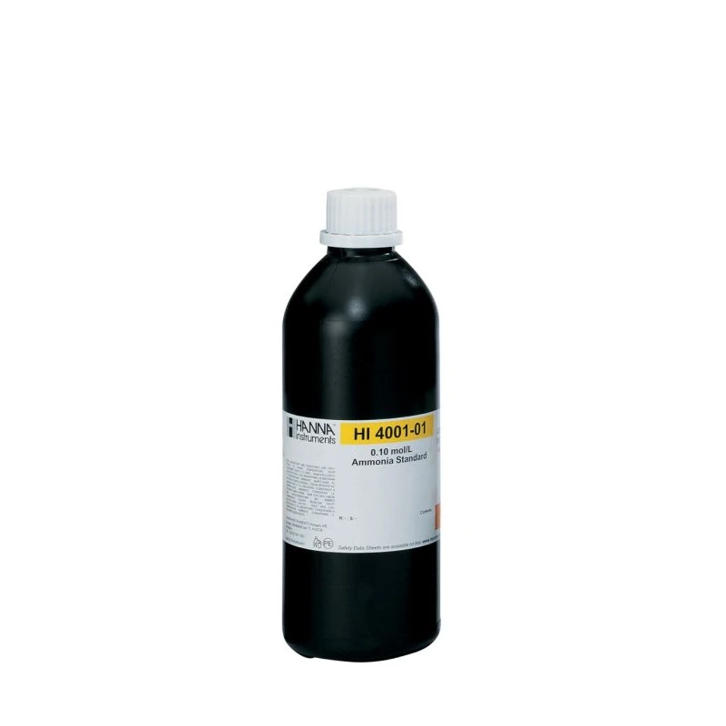 Hanna HI4001-01 Ammonia ISE 0.1M Standard 500mL Solution | EnvMart