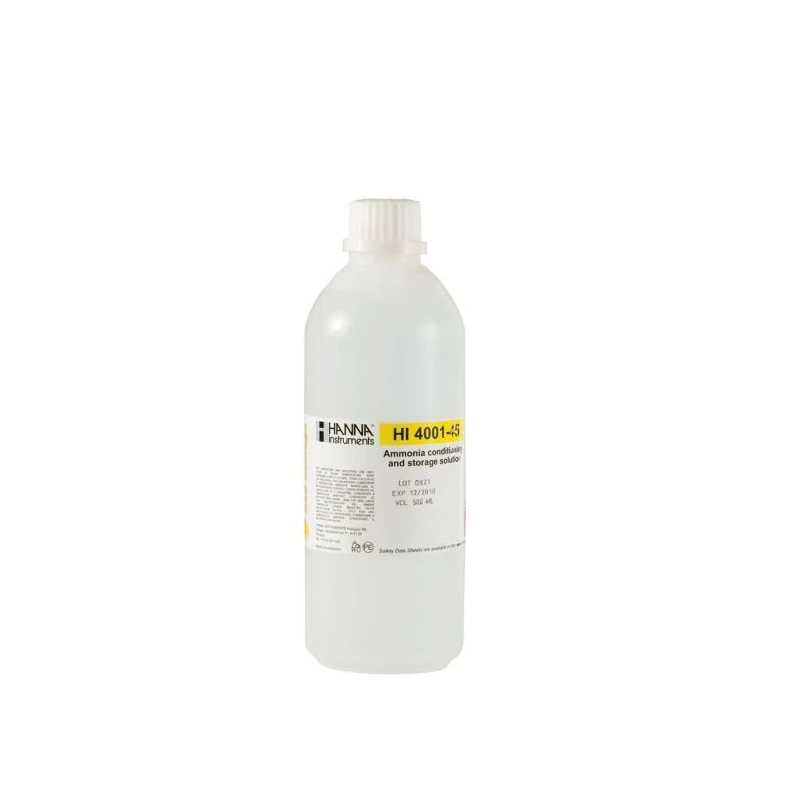 Hanna HI4001-45 Ammonia ISE Conditioning and Storage Solution 500 mL | EnvMart