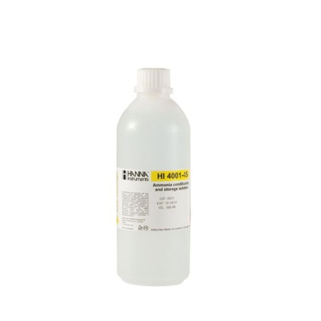 Hanna HI4001-45 Ammonia ISE Conditioning and Storage Solution 500 mL | EnvMart