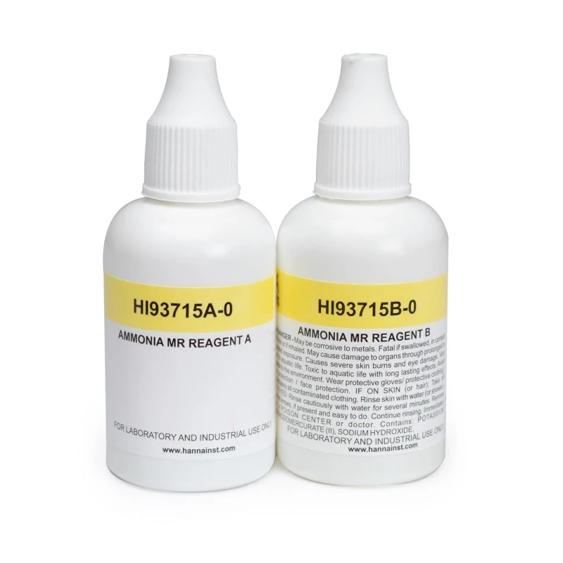 Hanna HI93715-03 Ammonia Medium Range Reagents, 300 Tests, Nessler Method | EnvMart