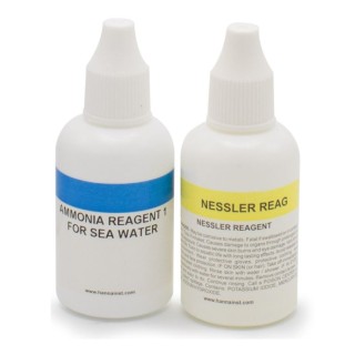 Ammonia Test Kit Reagents HI3826-025, Nessler Method, 25 Tests, Seawater | EnvMart