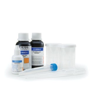 HI3850 Ascorbic Acid Test Kit Iodometric 10–200 mg/L 100 Tests | EnvMart