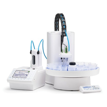 Hanna HI922 Autosampler for Potentiometric Titrator 16-Beaker Tray, Dual Pumps | EnvMart