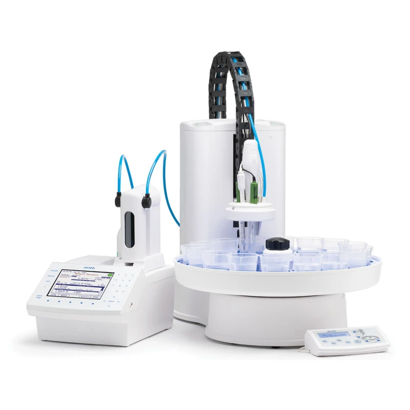 HI922 Autosampler for Potentiometric Titrator, 16-Beaker Tray, 3 Peristaltic Pumps | EnvMart