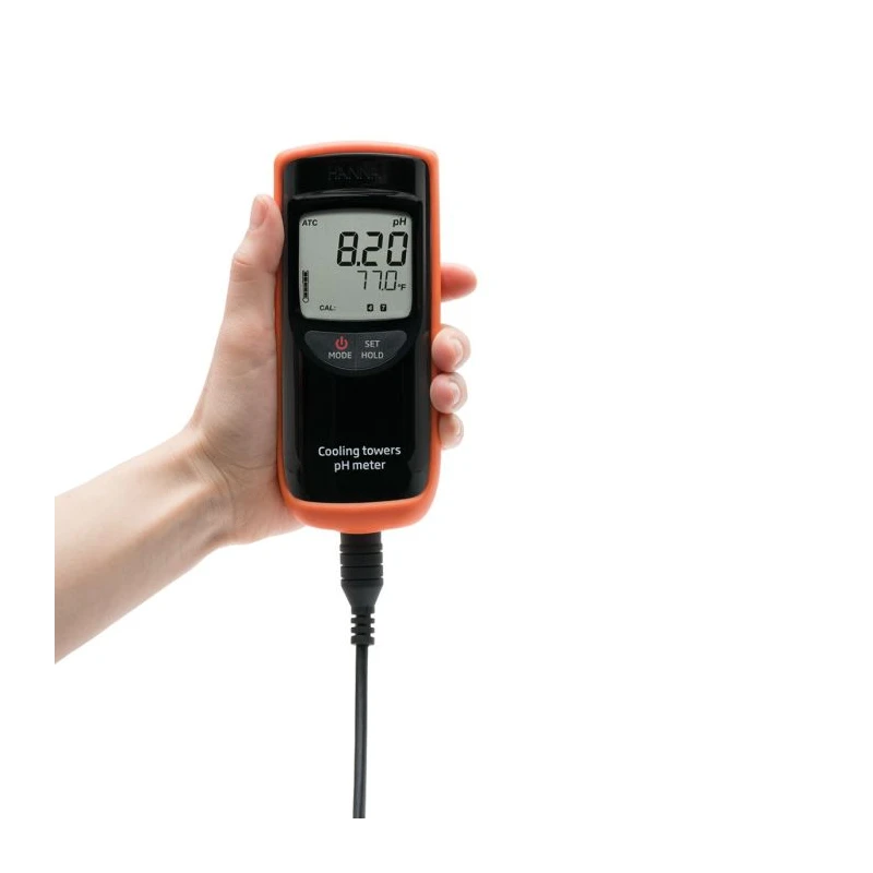 HI99141 Boiler and Cooling Tower pH Portable Meter, Waterproof, -2.00 to 16.00 pH | EnvMart