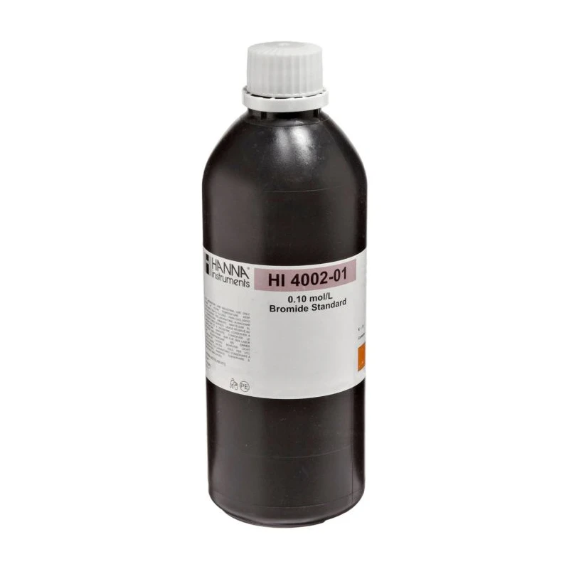 Hanna HI4002-01 0.1M Bromide ISE Standard Solution 500 mL Calibration | EnvMart