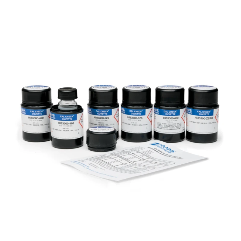 CAL Check Cuvette Kit HI83305-11 - Photometer Calibration Standards for HI83305 | EnvMart