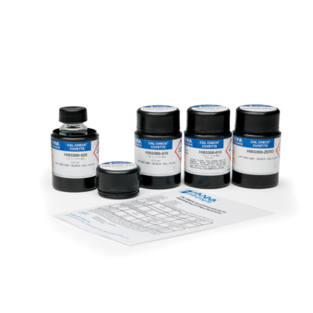 CAL Check HI83326-11 Cuvette Kit for Pool and Spa Photometer, 6 Cuvettes, Calibration Standards | EnvMart