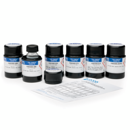Cal Check Cuvette Kit HI83399-11, Calibration Standards for HI83399 Photometer | EnvMart