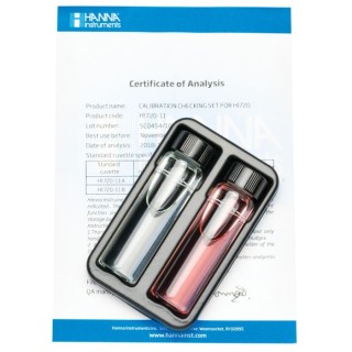 HI720-11 Calcium Hardness Checker HC Calibration Check Set, Certificate of Analysis | EnvMart
