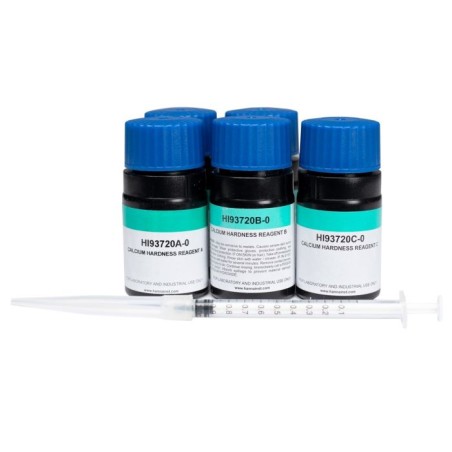 Calcium Hardness Reagents HI93720-01, 100 Tests, Colorimetric, Calmagite Method | EnvMart