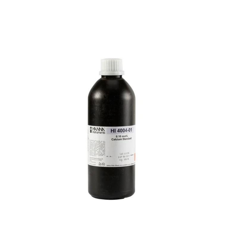 Calcium ISE 0.1M Standard Solution HI4004-01, 500 mL Bottle | EnvMart