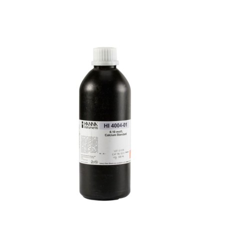 Calcium ISE 0.1M Standard Solution HI4004-01, 500 mL Bottle | EnvMart