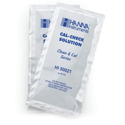 Calibration Check Solution HI50021P for HI9813-6, 25 x 20 mL Sachets | EnvMart