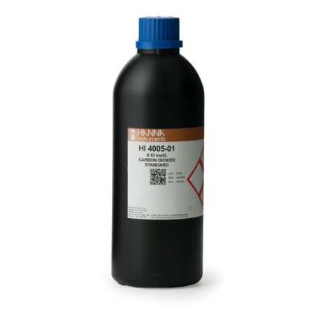 0.1M Carbon Dioxide ISE Standard Solution HI4005-01, 500 mL Calibration Bottle | EnvMart