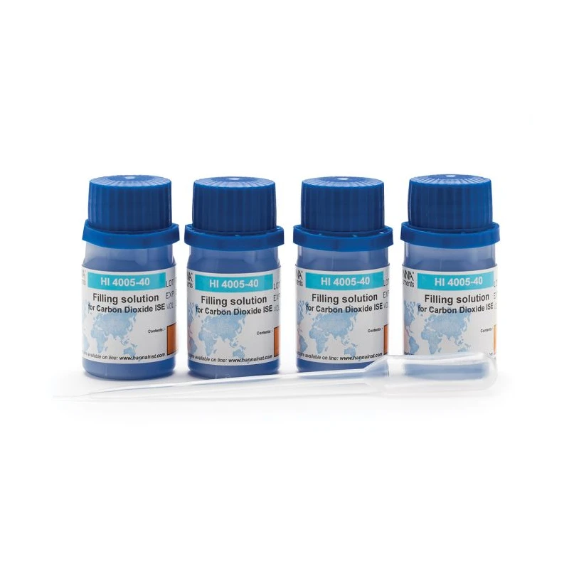 Hanna HI4005-40 Carbon Dioxide ISE Electrode Filling Solution 4 x 30 mL | EnvMart