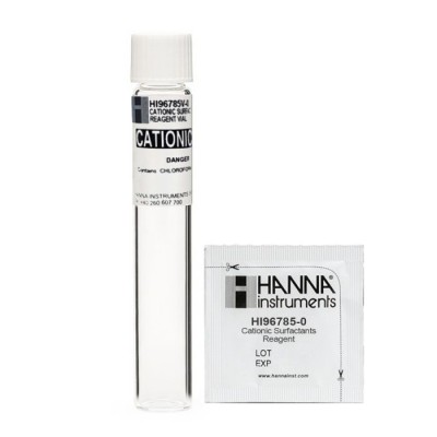 HI96785-25 Cationic Surfactants Reagent Set for 25 Tests, Colorimetric, HI801 Compatible | EnvMart