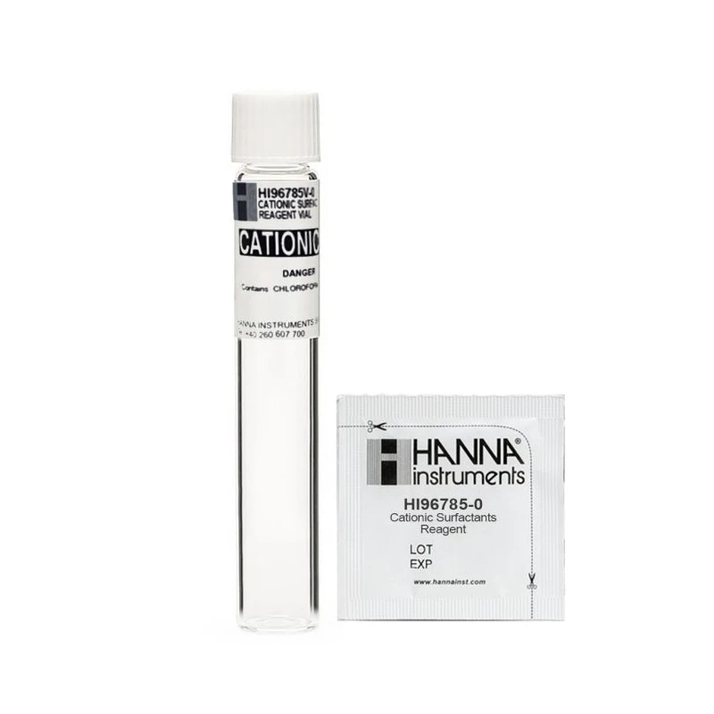 HI96785-25 Cationic Surfactants Reagent Set for 25 Tests, Colorimetric, HI801 Compatible | EnvMart